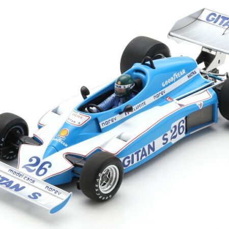 Spark Model LIGIER JS7 JACQUES LAFFITE 1977 N.26 WINNER SWEDEN GP 1:18