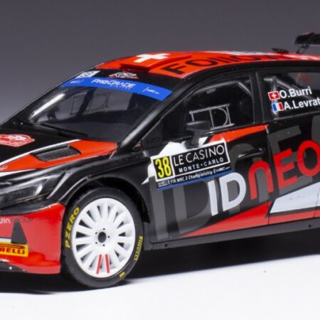 Ixo Model HYUNDAI i20 N WRC2 N.38 RALLY MONTE CARLO 2023 BURRI/LEVRATTI 1:43