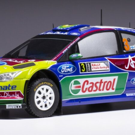 Ixo Model FORD FOCUS RS WRC N.3 RALLY SARDINIEN 2009 HIRVONEN/LEHTINEN 1:24