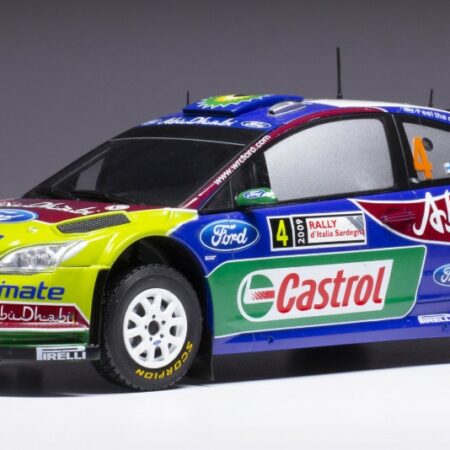 Ixo Model FORD FOCUS RS WRC N.4 RALLY SARDINIEN 2009 LATVALA/ANTILLA 1:24