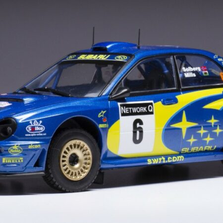 Ixo Model SUBARU IMPREZA S7 WRC N.6 RALLY GREAT BRITAIN 2001 SOLBERG/MILLS 1:24