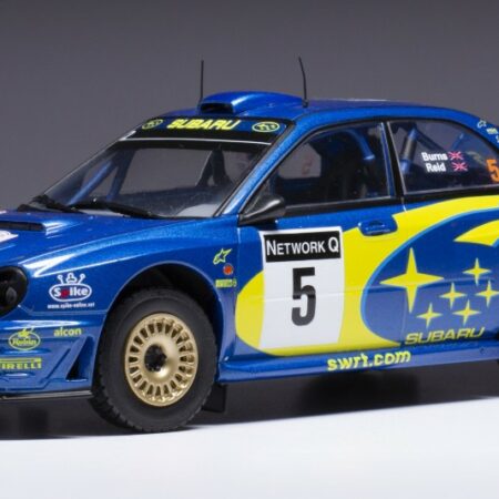 Ixo Model SUBARU IMPREZA S7 WRC N.5 RALLY GREAT BRITAIN 2001 BURNS/REID 1:24