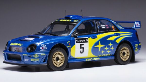 Ixo Model SUBARU IMPREZA S7 WRC N.5 RALLY GREAT BRITAIN 2001 BURNS/REID 1:24