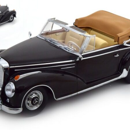 KK Scale MERCEDES 300 SC W188 CONVERTIBLE 1957 BLACK 1:18