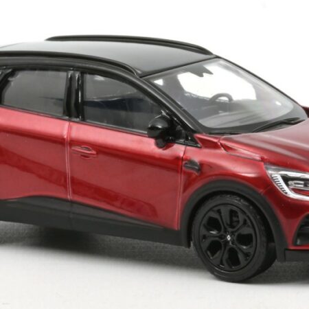 Norev RENAULT CAPTUR RIVE GAUCHE 2022 FLAME RED & BLACK 1:43