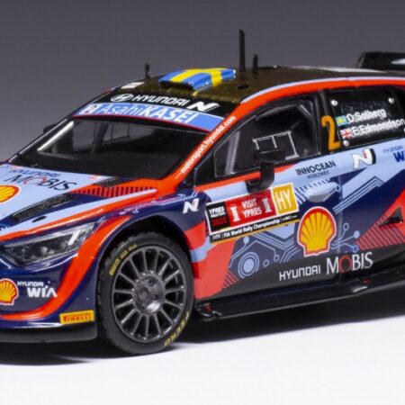 Ixo Model HYUNDAI i20 N RALLY2 N.2 YPERN RALLY 2022 SLOBERG/EDMONDSON 1:43