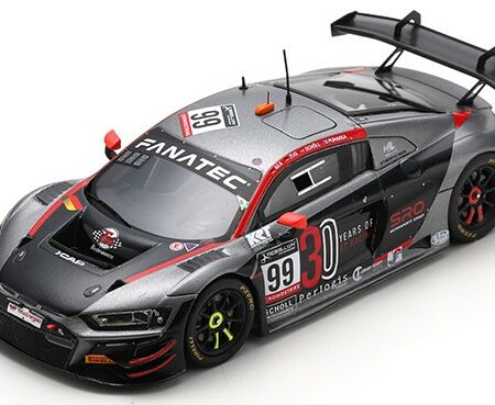 Spark Model AUDI R8 GT3 N.99 2nd CLASS 24 H SPA 2022 ZUG-AKA-SCHOLL-PUHAKKA 1:43