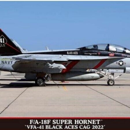 Hasegawa FA-18F SUPER HORNET VFA 41 BLACK ACES CAG KIT 1:72