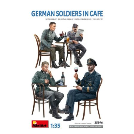 Miniart GERMAN SOLDIERS IN CAFE' KIT 1:35