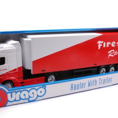 Burago MERCEDES ACTROS GIGASPACE FIRESTONE RACING 1:43