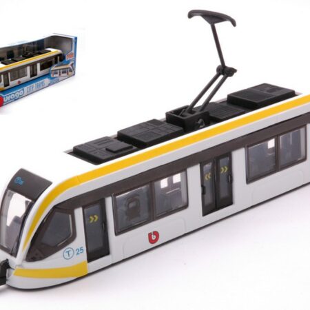 Burago INTERCITY TRAM YELLOW cm 19