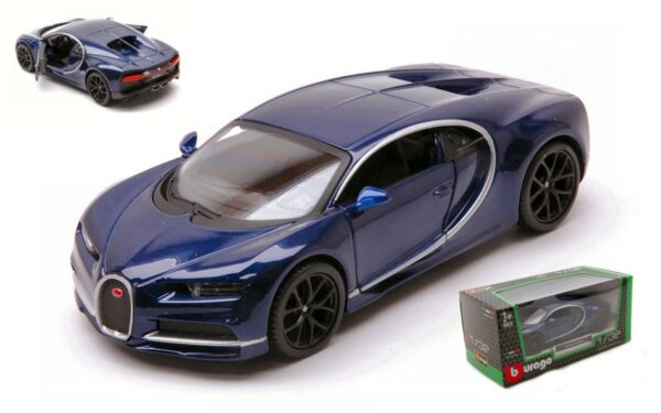 Burago BUGATTI CHIRON BLUE 1:32