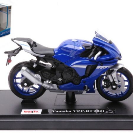 Maisto YAMAHA YZF-R1 2021 BLUE 1:18