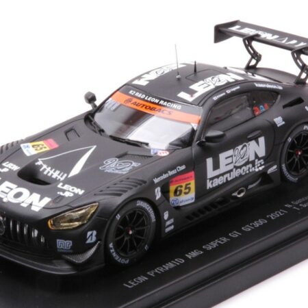 Ebbro LEON PYRAMID AMG N.65 SUPER GT300 2021 N.GAMOU-T.SUGANAMI 1:43