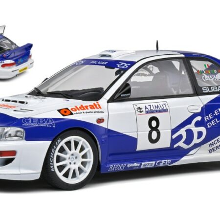 Solido SUBARU IMPREZA WRC99 N.8 RALLY MONZA 2000 W/LIGHTS ROSSI/CASSINA 1:18