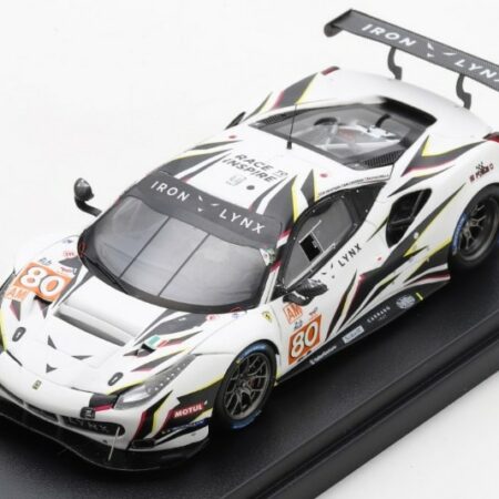 Looksmart FERRARI 488 GTE EVO IRON LYNX N.80 LM 2022 CRESS./FISICHELLA/HEIST.1:43