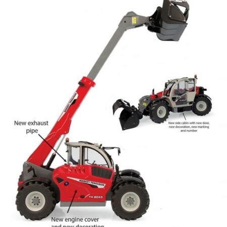 Universal Hobbies TELESCOPICO MASSEY FERGUSON TH 8043 1:32