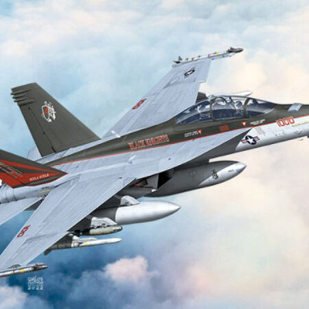 Academy USN F/A-18F VFA-154 BLACK KNIGHTS KIT 1:72