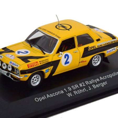 CMR Classic Model Replicars OPEL ASCONA 1.9 SR N.2 RALLY ACROPOLIS 1975 ROHRL-BERGER 1:43