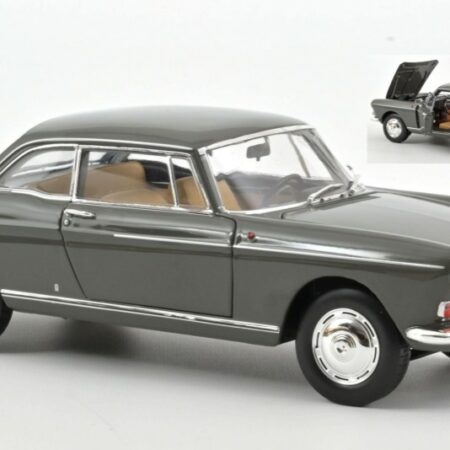 Norev PEUGEOT 404 COUPE' 1967 GRAPHITE GREY 1:18