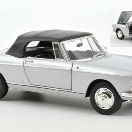 Norev PEUGEOT 404 CABRIOLET 1967 SILVER 1:18