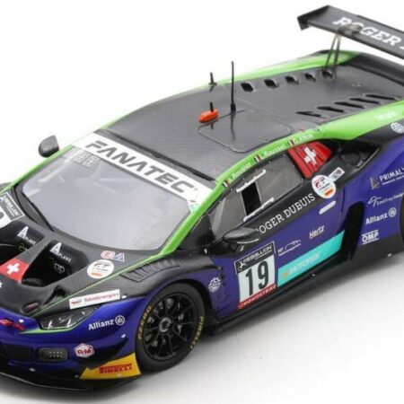 Spark Model LAMBORGHINI HURACAN GT3 N.19 24 H SPA 2022 ROUSSEL-ROUGIER-ALTOE 1:43