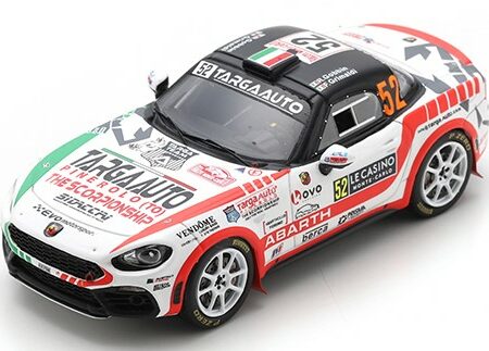 Spark Model ABARTH 124 N.52 MONTE CARLO 2022 R.GOBBIN-F.GRIMALDI 1:43