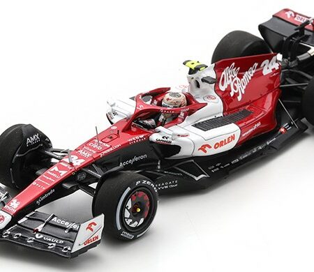 Spark Model ALFA ROMEO F1 ZHOU GUANYU 2022 N.24 10th ITALIAN GP 1:43