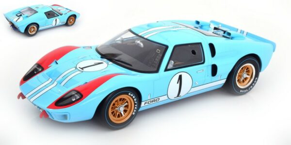 CMR Classic Model Replicars FORD GT40 MK II N.1 24 H LE MANS 1966 MILES-HULME 1:12