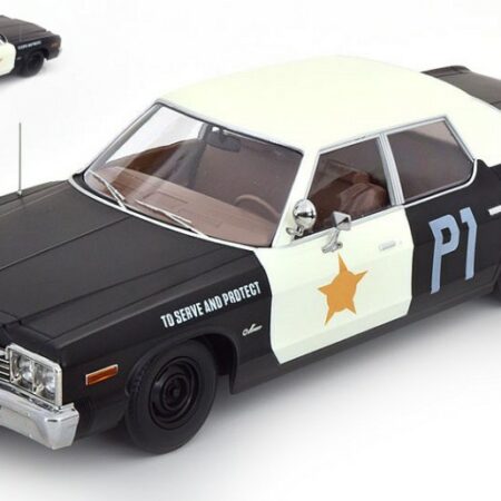 KK Scale DODGE MONACO BLUESMOBILE LOOK A LIKE 1974 1:18