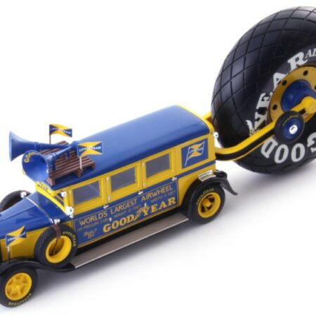 Autocult BUICK "GOODYEAR AIRWHEEL" PROMOTION BUS 1930 BLUE/YELLOW 1:43