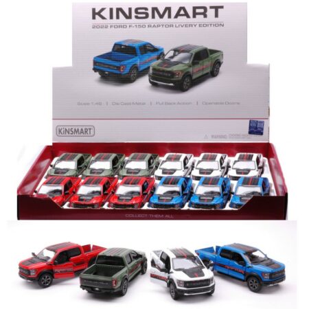 Kinsmart FORD F-150 RAPTOR LIVERY EDITION COL.ASS. cm 12 1:46