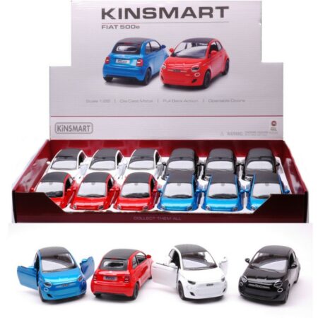 Kinsmart FIAT 500e COL.ASS. cm 12 1:28