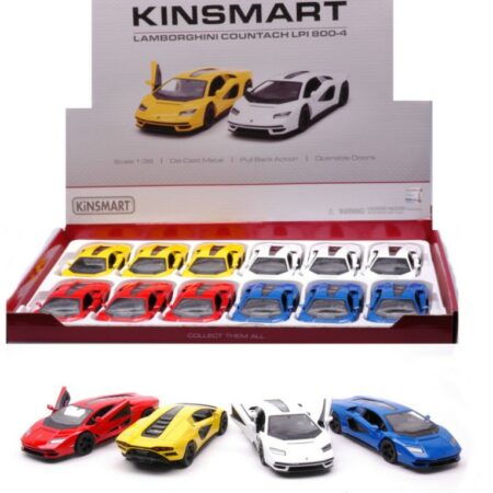 Kinsmart LAMBORGHINI COUNTACH COL.ASS. cm 12 1:38