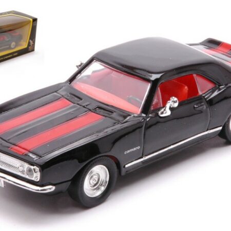 Lucky Die Cast CHEVROLET CAMARO Z-28 1967 BLACK  W/RED STRIPES 1:43