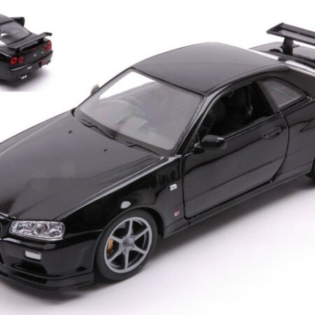 Welly NISSAN SKYLINE GT-R (R34) BLACK 1:24