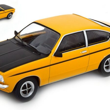 ModelCarGroup OPEL KADETT C COUPE GT/E 1975 DARK YELLOW/BLACK 1:18