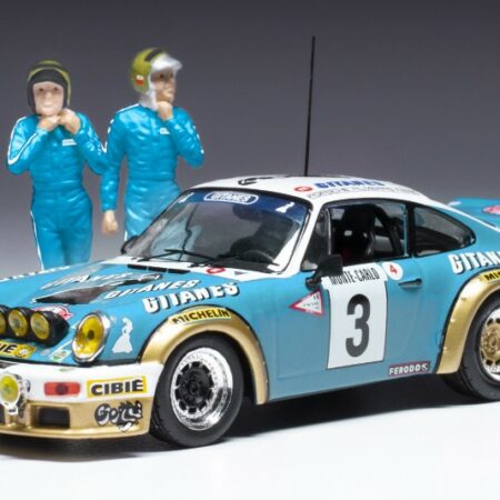 Ixo Model PORSCHE CARR.RS N.1 WINN.RALLY MONTE C.1978 W/FIG.NICOLAS/LAVERNE 1:43