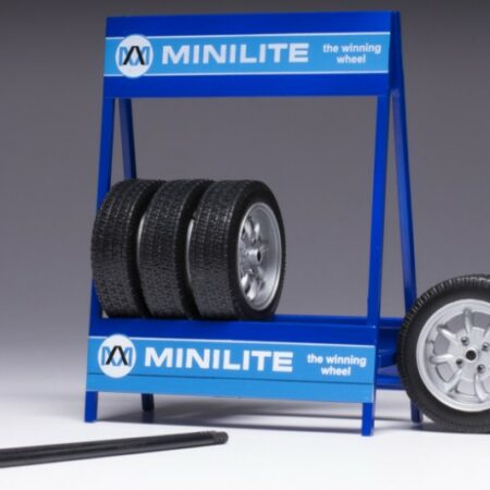 Ixo Model SET 4 WHEELS MINI LITE SILVER 1:18