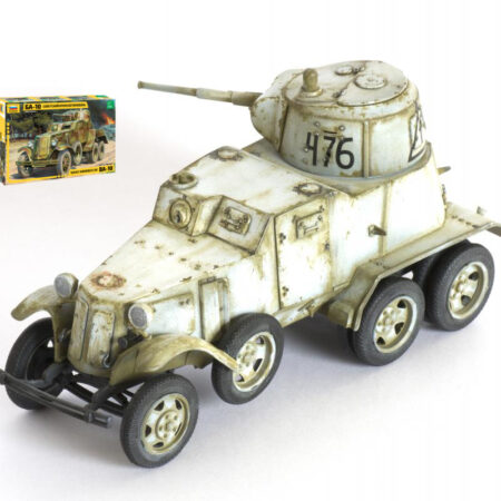 Zvezda BA-10 SOVIET ARMORED CAR KIT 1:35