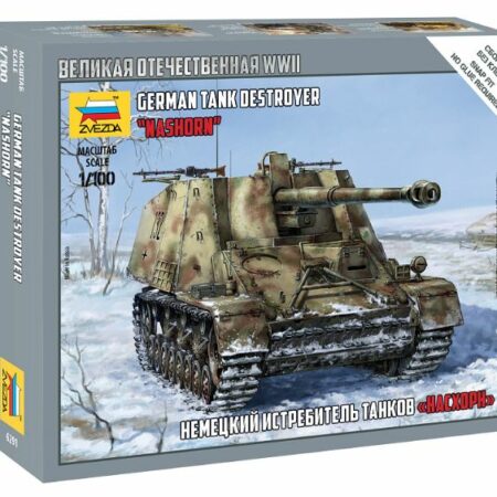 Zvezda GERMAN TANK DESTROYER NASHOM KIT 1:100