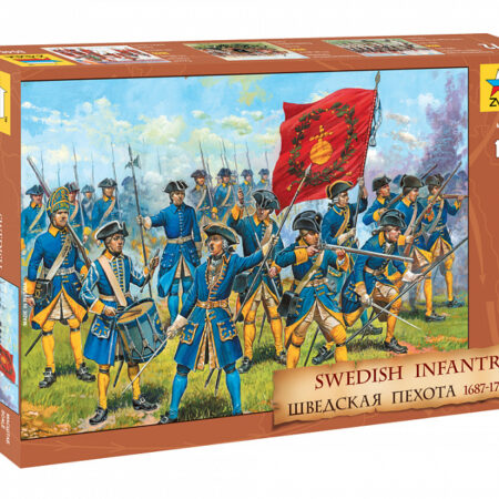 Zvezda SWEDISH INFANTRY 17th/18th CTY KIT 1:72