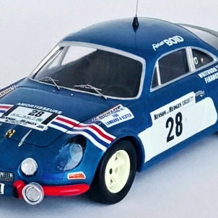 Trofeu ALPINE RENAULT A110 CIRCUIT OF IRELAND 1977 BOYD/MAIN 1:43