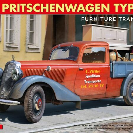 Miniart LIEFER PRITSCHENWAGEN TYP 170V FURNITURE TRANSPORT CAR KIT 1:35