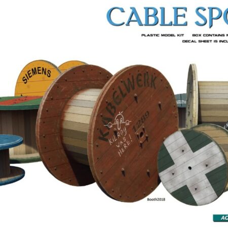 Miniart CABLE SPOOLS KIT 1:48