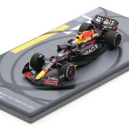 Spark Model RED BULL MAX VERSTAPPEN 2022 N.1 WINNER ABU DHABI GP (W/TYRE MARKS)1:43