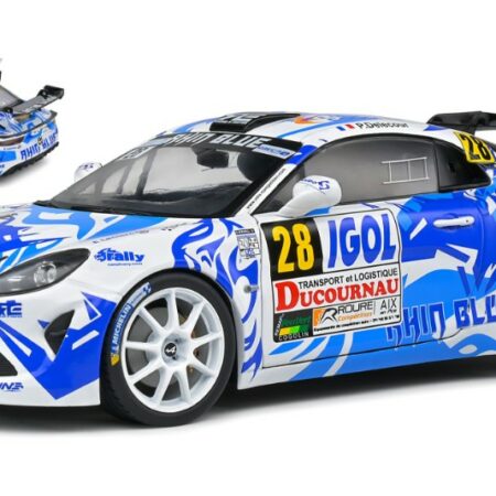 Solido ALPINE A110 N.28 RALLY DU VAR 2021 NIGHT VERSION DELEC./DE CASTELLI 1:18