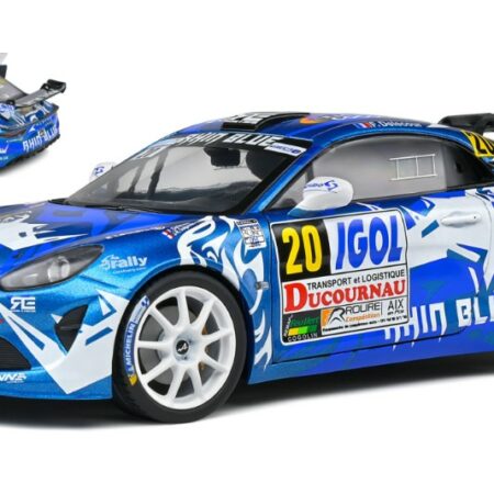 Solido ALPINE A110 N.20 RALLY DU VAR 2021 NIGHT VERSION DELECOUR/GUIGONNET 1:18