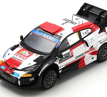 Spark Model TOYOTA YARIS N.1 4th RALLY SAFARI KENYA 2022 S.OGIER-B.VEILLAS 1:43