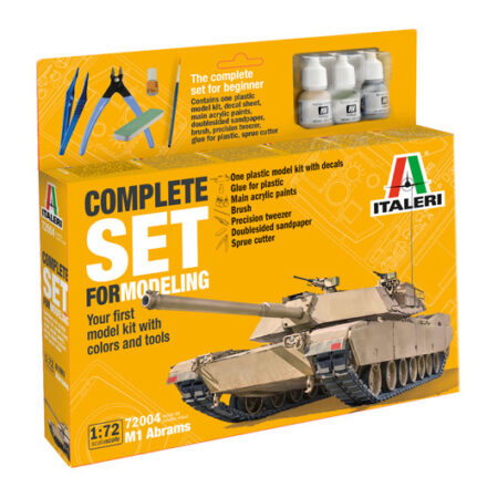 Italeri M1 ABRAMS SET COMPLETO KIT 1:72